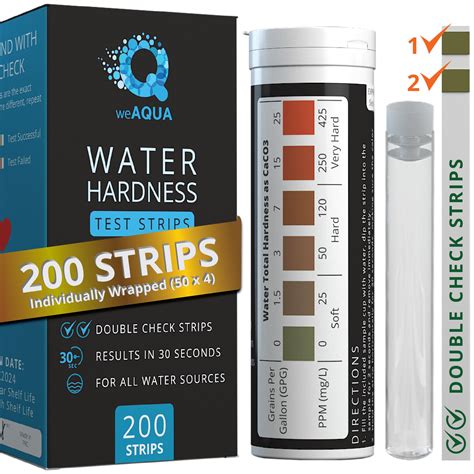 ebay hard water test strips|how to test water hardness at home.